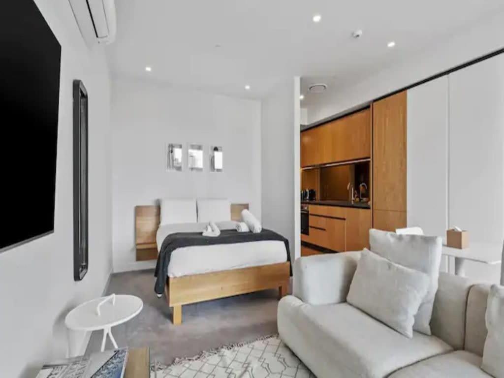 Modern One Bedroom Apartment In Wynyard Quarter Auckland Extérieur photo