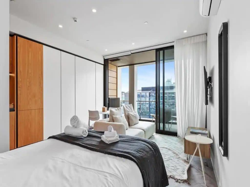 Modern One Bedroom Apartment In Wynyard Quarter Auckland Extérieur photo
